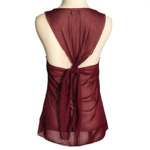 2/$10! Kimichi Blue Sheer Tie Back Tank